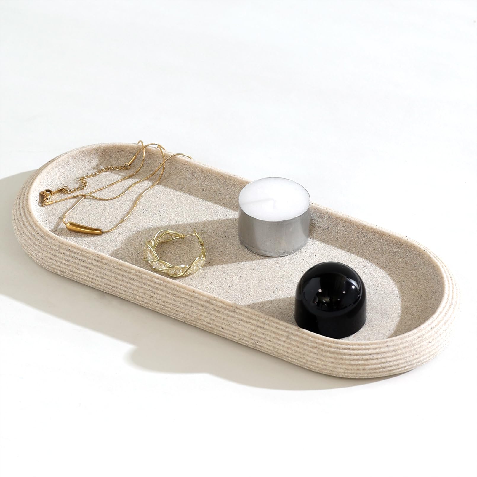 Amazon.com: Haocoott Resin Jewelry Tray Bathtub, Sandstone Look